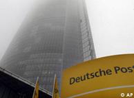 La Torre Deutsche Post en Bonn: niebla sobre su presidente.