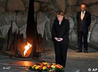 Η Γερμανίδα καγκελάριος στο μνημείο του ολοκαυτώματος Γιαντ-Βασέμ