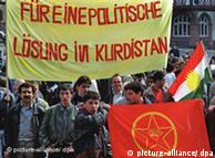 Από διαδήλωση Κούρδων στη Γερμανία