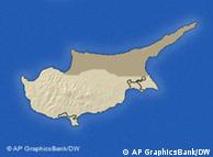 A map of Cyprus