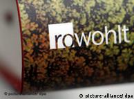 El logotipo de la editorial Rowohlt en un libro reciente