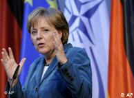 Merkel at a NATO meeting in Berlin
