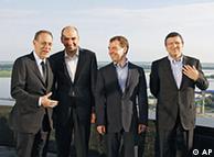 Medvedev with EU leaders