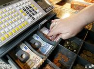 A cash register drawer