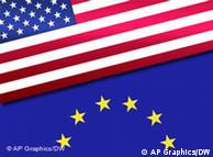 EU, US flags