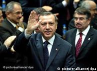 Prime Minister Recep Tayyip Erdogan at the Turkish Parliament on April 1
