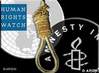Symbolbild Amnesty International und Human Rights Watch gegen Hinrichtung von Jugendlichen, Quell: DW/ AP