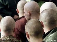 Group of skinheads
