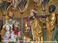 Darstellung von Christi Geburt, Seitenalter im Rheingauer Dom (Foto: DPA)