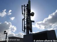 A mobile 
phone mast