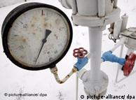 A view of a gas pressure-gauge of the natural gas pipeline in Boyarka village near Kiev, Ukraine