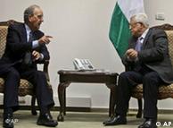 Ο κ.Μίτσελ με τον Παλαιστίνιο πρόεδρο Μαχμούτ Αμπάς