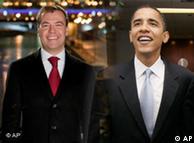 Dmitry Medvedev and Barack Obama 