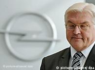 Frank-Walter Steinmeier at Opel