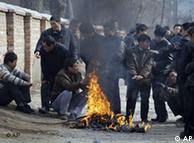 寒冬中的北京失业民工