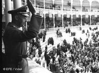 Nazi SS Chief Heinrich Himmler at a famous bullring in Madrid, October 20, 1940.