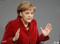 Chancellor Merkel addressed the Bundestag