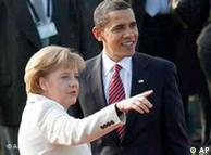 A photo of Merkel, left, and Obama