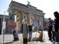 बर्लिन प्रेस स्वतंत्रता दिवस पर विरोध प्रदर्शन