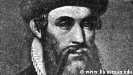 Retrato de Johannes Gutenberg
