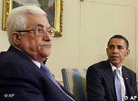 President Barack Obama, right, meets with Palestinian Authority President Mahmoud Abbas 