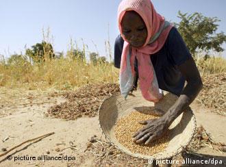 Agricultora no Sudão, África