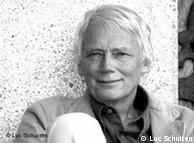 Black and white portrait of Luc Schuiten 