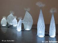 Illuminated tree-like designs by Luc Schuiten