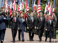  US President Barack Obama, England's Prince Charles, British Prime Minister Gordon Brown, Canadian Prime Minister Stephen Harper and French President Nicolas Sarkozy