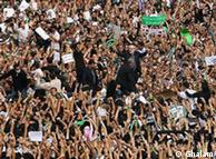 تظاهرات گسترده معترضان به نتایج انتخابات در خرداد ۸۸ در تهران 