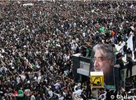 تظاهرات گسترده معترضان پس از انتخابات در تهران