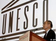 Koichiro Matsuura, director general de la UNESCO, inaugura las jornadas de Sevilla.