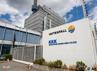 La compañía sueca Vattenfall, propietaria de Krümmel, en el punto de mira. 
