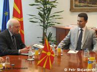 Από τις χθεσινές συνομιλίες του κ. Νίμιτς με τον πρωθυπουργό της FYROM Γκρουέφσκι