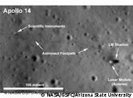 Photographic evidence of previous moon missions sent by LROC camera