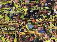 Un mar de amarillo y negro: los hinchas del Borussia Dortmund.