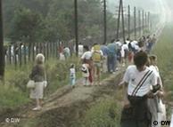 Fleeing East Germans