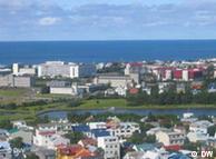 A scenic view of Reykjavik