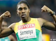 Güney Afrikalı atlet Caster Semenya 