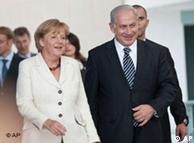 German Chancellor Angela Merkel and Israeli Prime Minister Benjamin Netanyahu