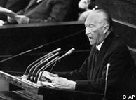 Adenauer, primeiro chanceler federal da Alemanha Ocidental