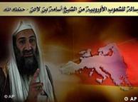 Picture montage from video showing bin Laden. Source: InterCenter, Sept 25, 2009