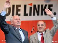 Gregor Gysi and Oskar Lafontaine of the Left Party