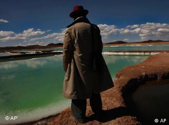 Água contaminada por mineradoras na Bolívia