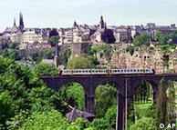 Luxemburg's old town skyline 