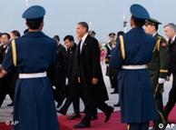 奥巴马访问北京时采取了“悄声”策略