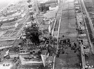Foto de maio de 1986 mostra a destruição na usina