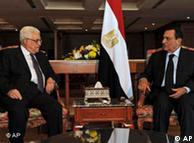 Ο Παλαιστίνιος πρόεδρος Μαχμούντ Αμπάς με τον Χόσνι Μουμπάρακ 