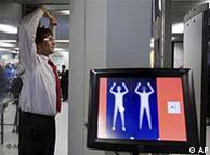Новый досмотровый сканер в аэропорту Амстердама