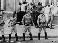 Buenos Aires, 30 de marzo de 1982: represión en las calles de Buenos Aires.